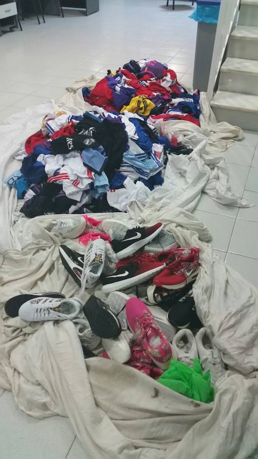 Tres detenidos en una operación contra la venta de ropa falsificada