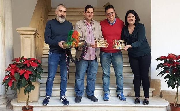 Jesús Peralta, Gabriel García, Jerónimo García y Ana Toral.
