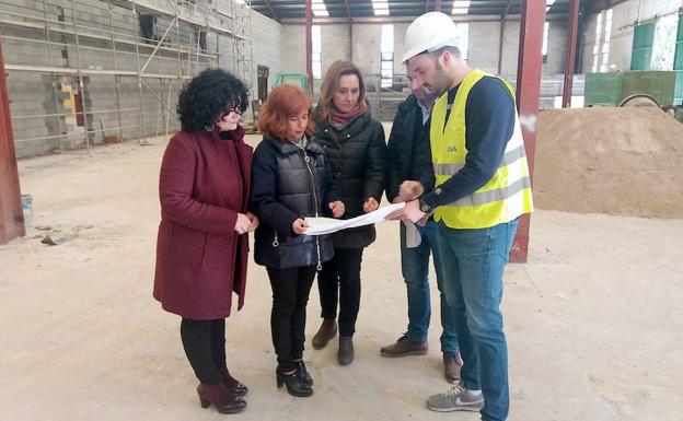 Visita a las obras.