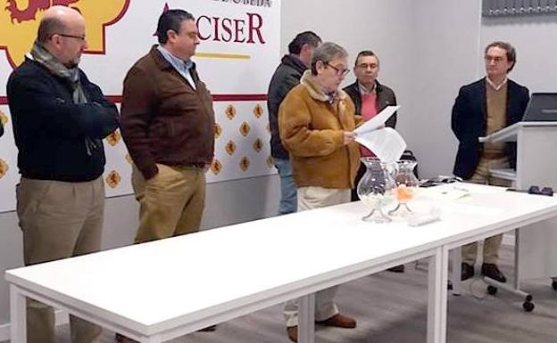 Momento del sorteo.