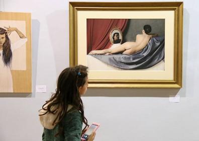 Imagen secundaria 1 - Distintas perspectivas de la exposición.