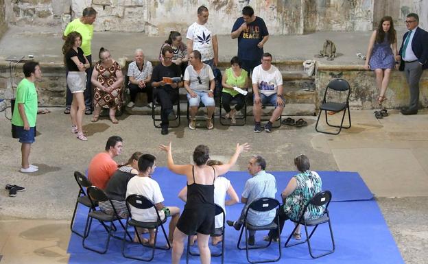 Taller con usuarios del Centro Ocupacional.