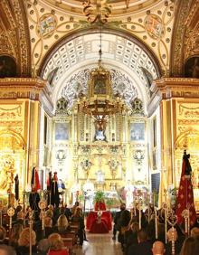 Imagen secundaria 2 - Acto en Santa María, procesión e iglesia de las Carmelitas Descalzas.