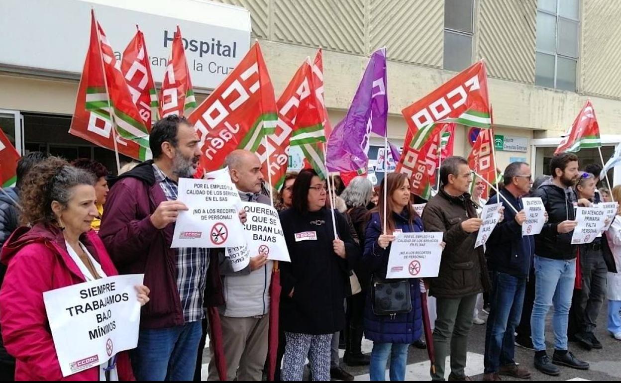 CCOO denuncia la falta de personal en el hospital y en atención primaria