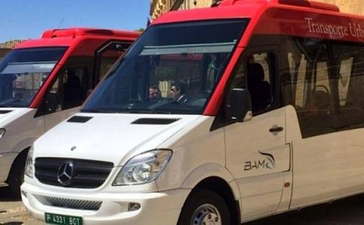 Autobuses urbanos.