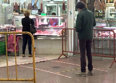 Imagen secundaria 1 - Perspectiva del mercado y labores de desinfección.