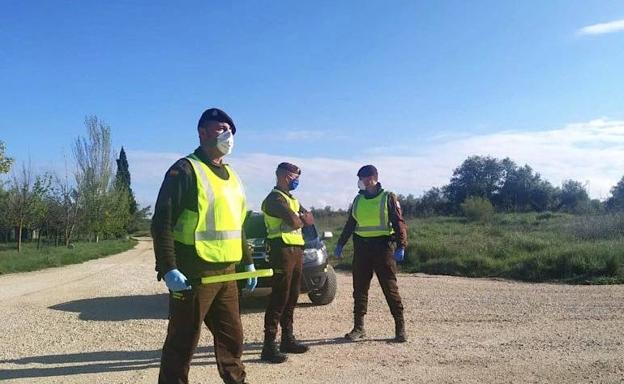 Efectivos del servicio de Guardería Rural.