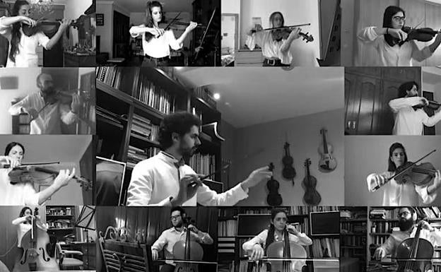 La Camerata Gala interpretando 'Escalofríos'.