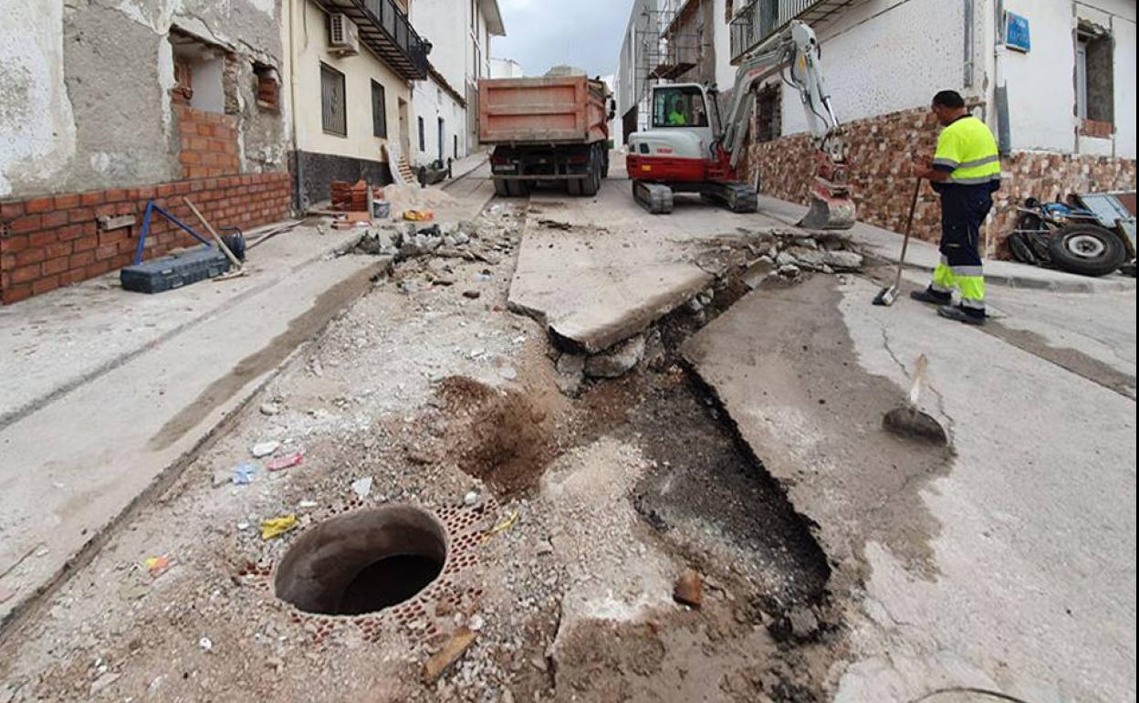 Mejora de infraestructuras de las calles Cristo del Gallo, Ariza y Camino Ancho