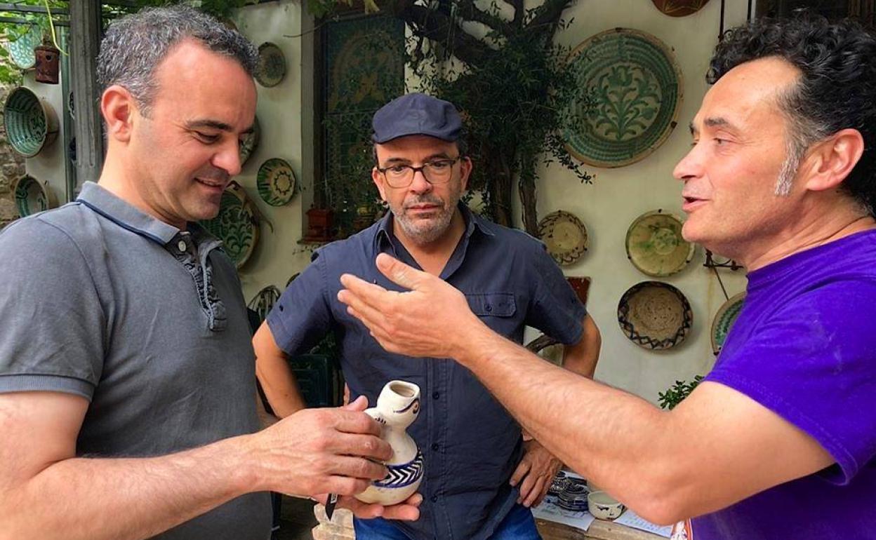David Santiago, Jesús Sánchez y Juan Pablo Tito.