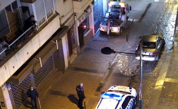 Colisión en la calle Trinidad.