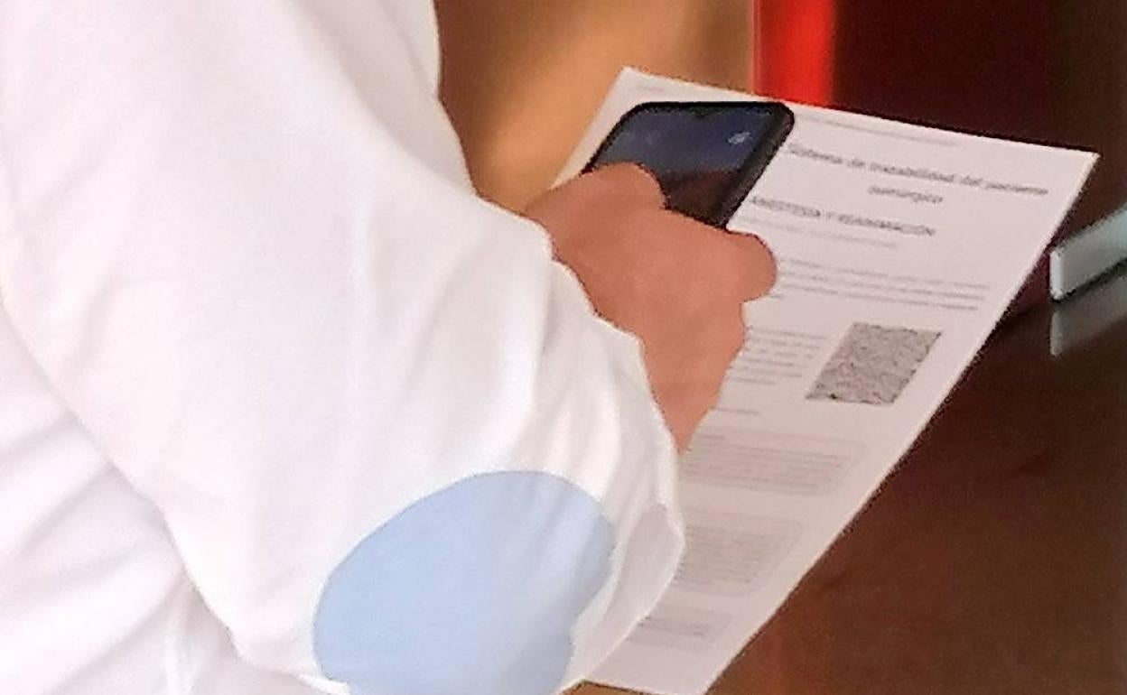 Consulta mediante un código QR.