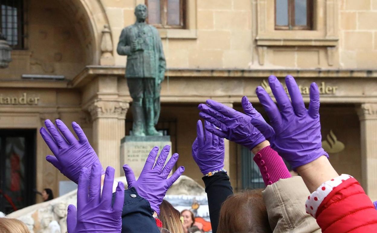 Una anterior edición del Día Internacional de la Mujer.