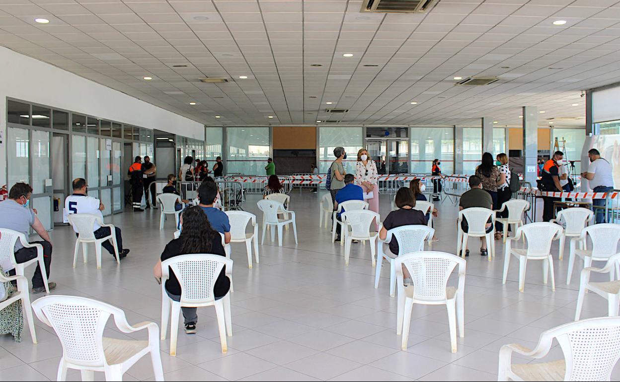 Nuevo espacio de vacunación masiva en Úbeda