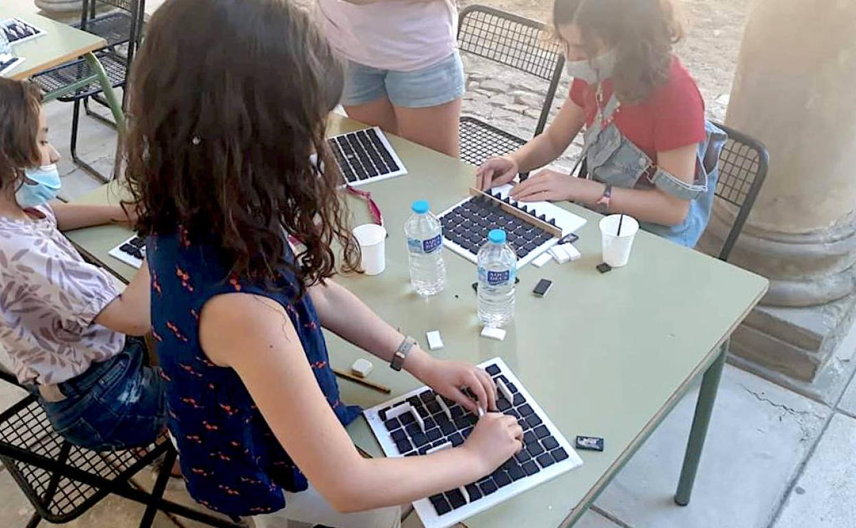 Un momento del taller.