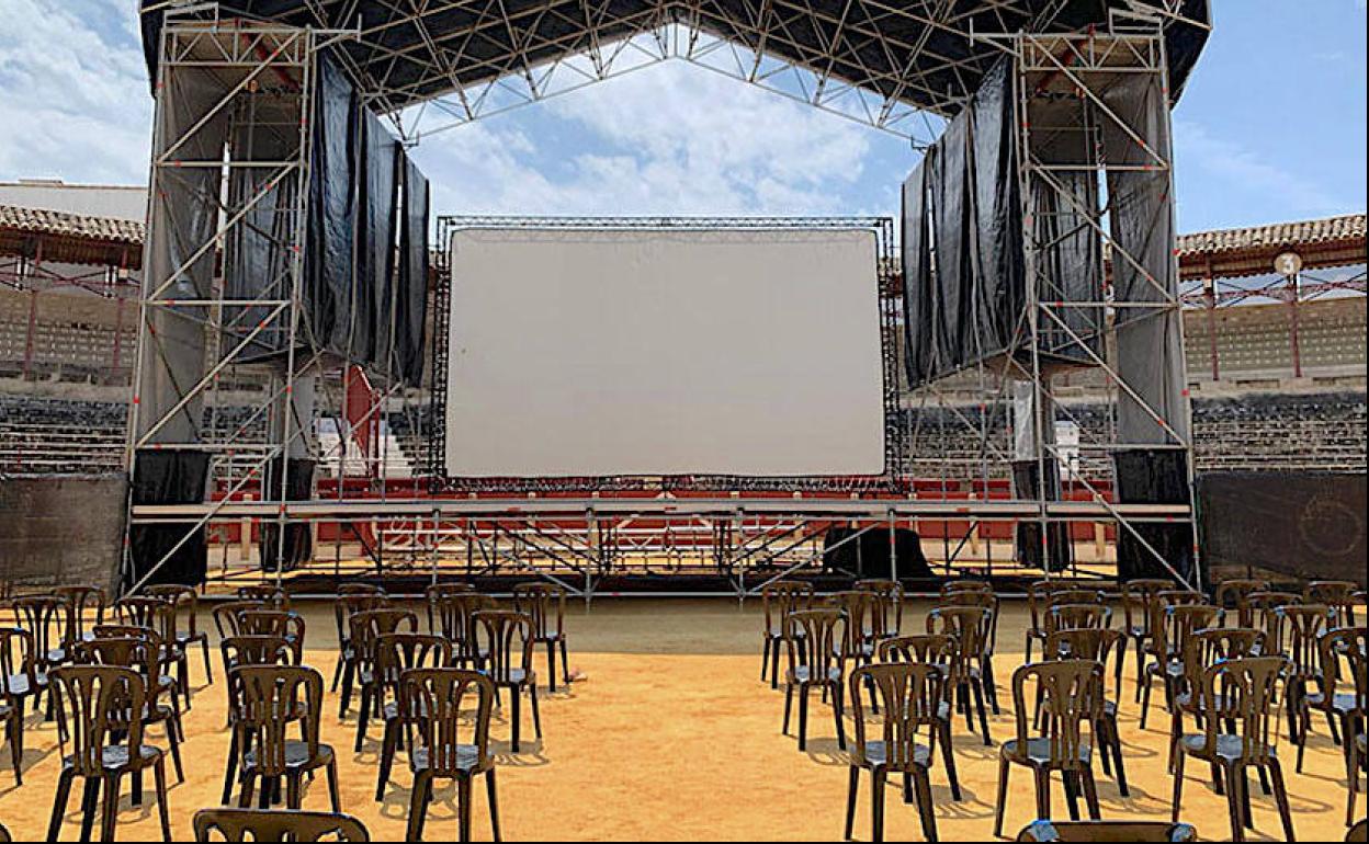 El cine de verano en la plaza de toros comenzará el próximo 19 de julio