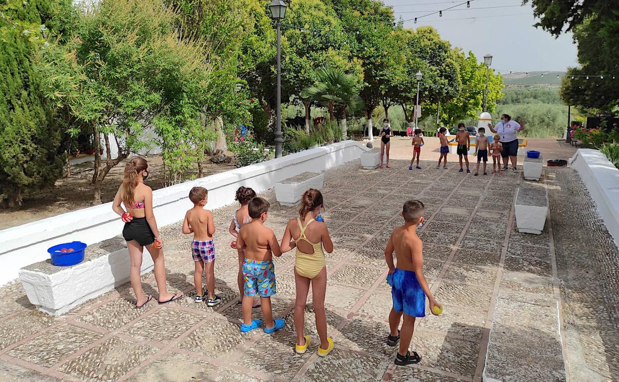 Una de las actividades desarrolladas en San Miguel.