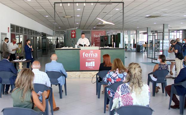 Una de las demostraciones de cocina en vivo.