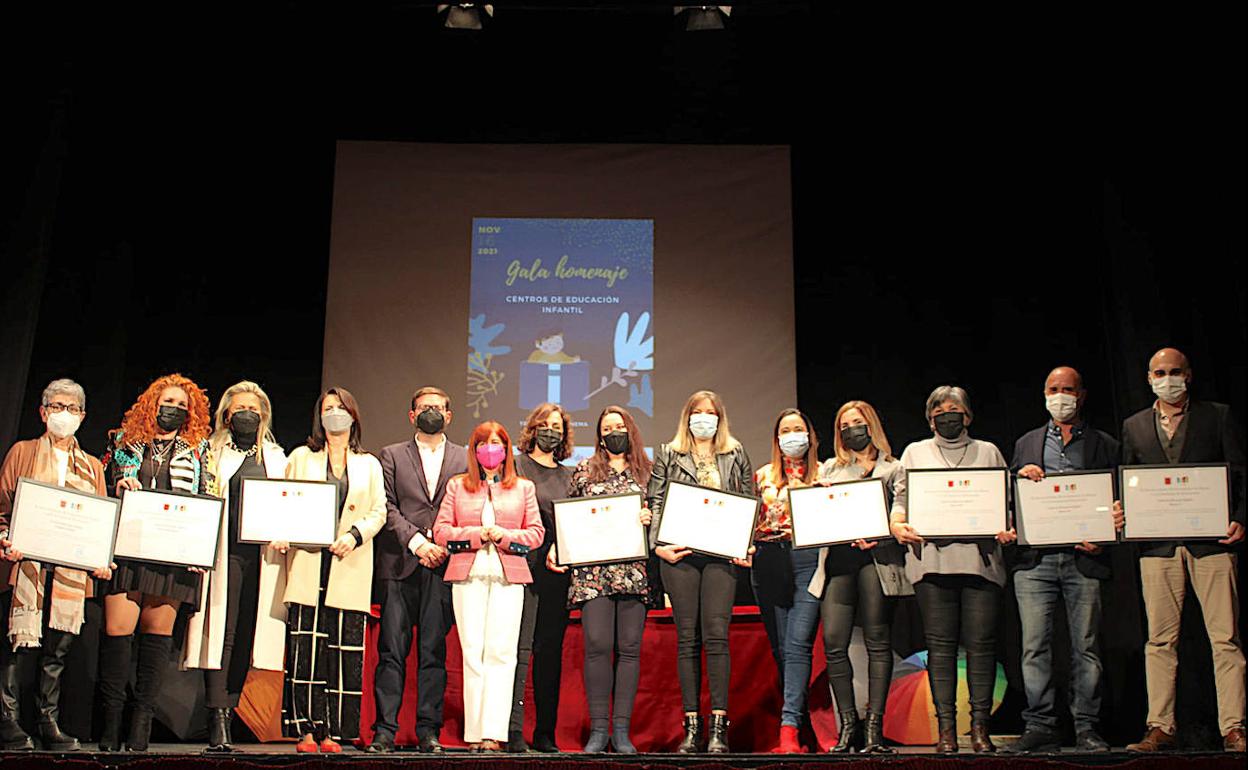 Merecido reconocimiento a los centros de Educación Infantil de la ciudad