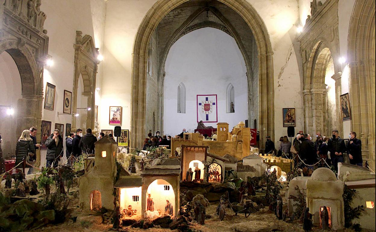 Vista del Belén en la iglesia de Santo Domingo.