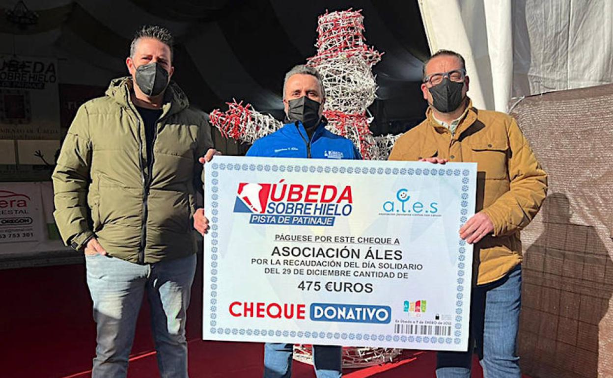 Entrega de lo recaudado a ALES.