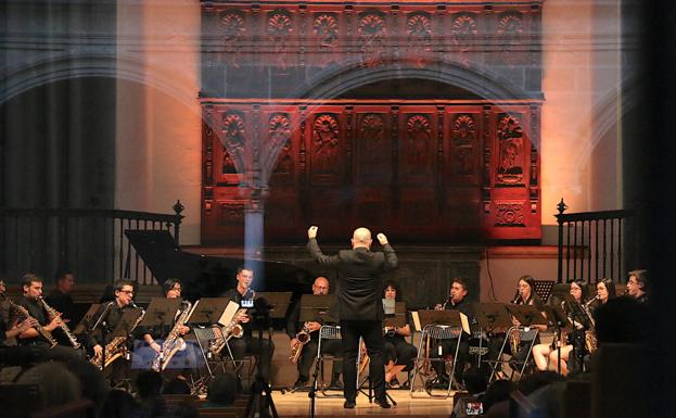 Ensemble de saxofones del Conservatorio de Úbeda.