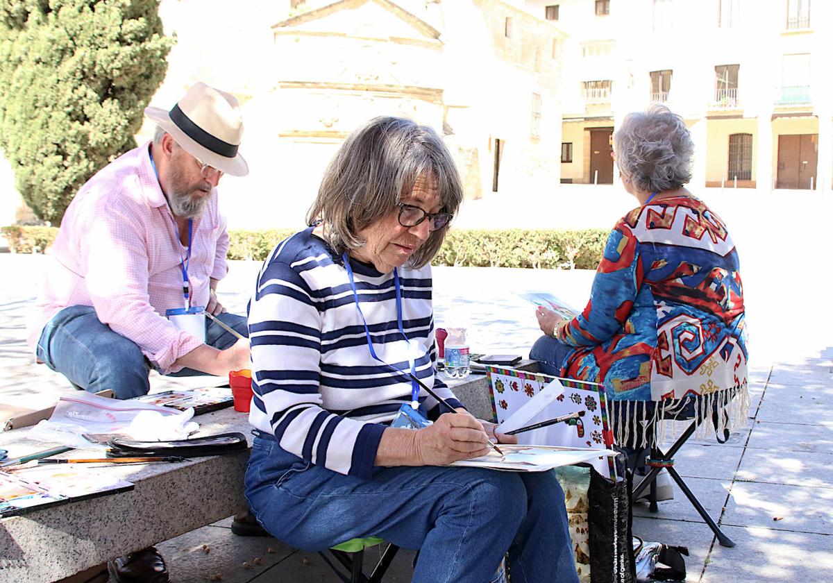 La ciudad vuelve a inspirar a acuarelistas de todo el país