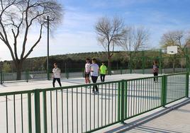 Pista deportiva en Santa Eulalia.