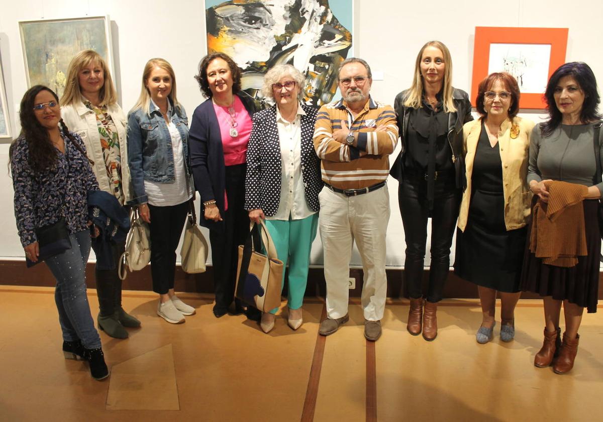 Técnicas artísticas variadas en la exposición de Atenea XXI