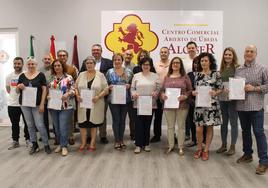 Acto de entrega de premios.