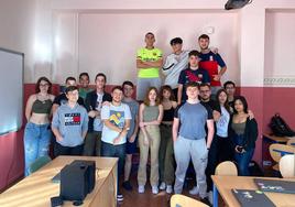 Alumnos participantes en el trabajo.