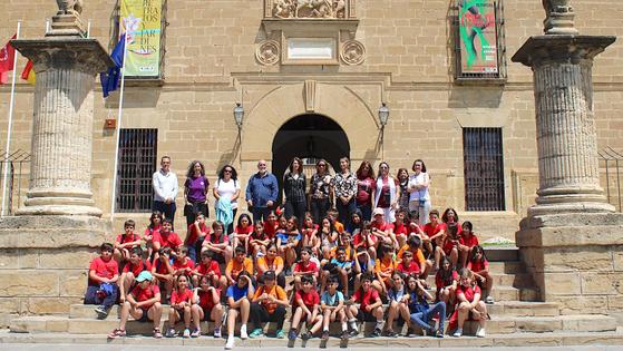 Convivencia entre alumnos de Úbeda y Mérida dentro del programa Aula Patrimonio