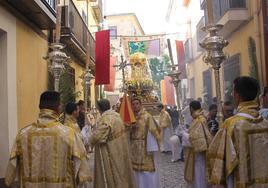 Momento de la procesión