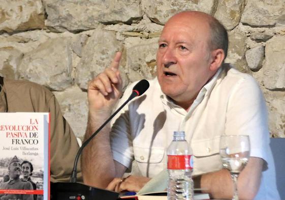 José Luis Villacañas en la presentación de uno de sus libros.