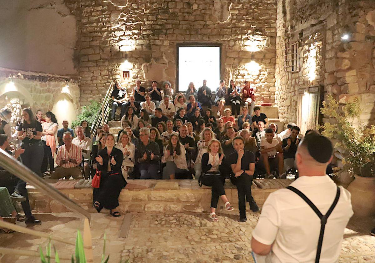 Imagen principal - Diferentes momentos de la Noche del Patrimonio.