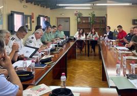 Reunión de la Junta Local de Seguridad.