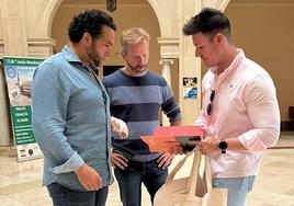 Alfonso Sánchez, Alberto López y José Miguel Gámez Salas.