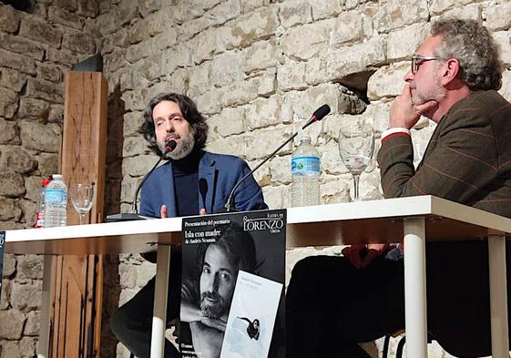 Andrés Neuman y Andrés Ortiz Tafur.