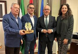 Paco y Pablo Tito, Jesús Estrella y Ana Mata.