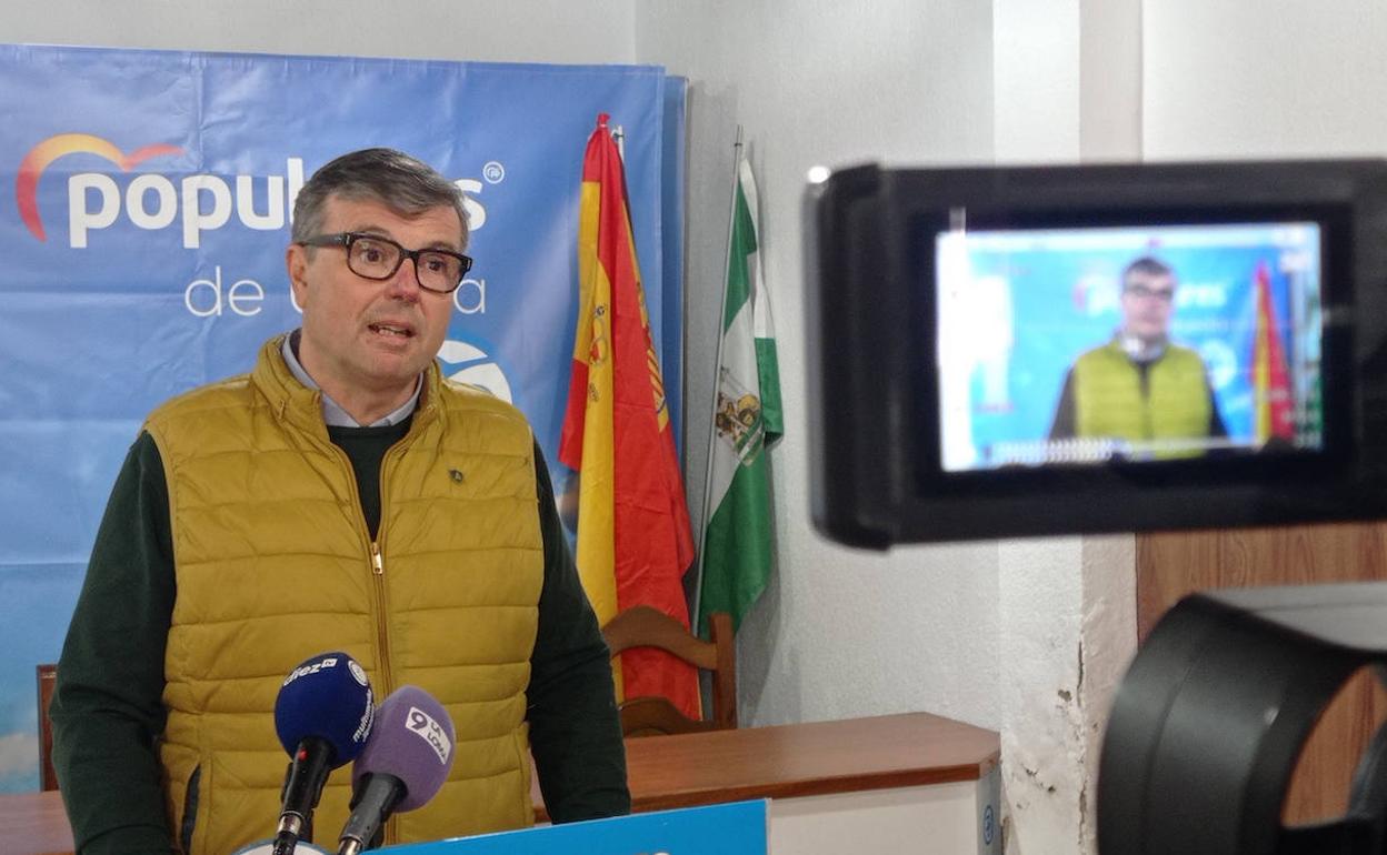 Miguel Ángel Higueras, portavoz del PP.