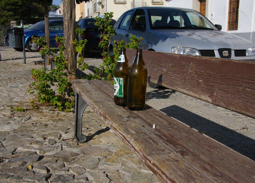 Malestar por el botellón del Mirador de San Lorenzo