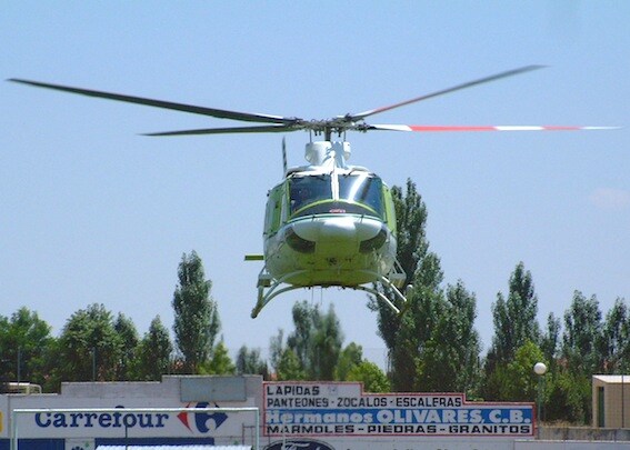 Trasladada en helicóptero hasta Jaén tras ser atropellada por un camión
