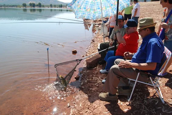 Pesca para personas con discapacidad en el Guadalén