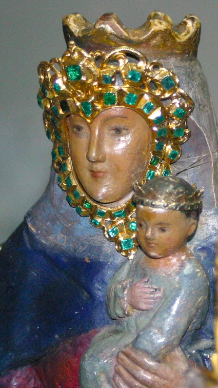 La Virgen de Guadalupe en su talla original