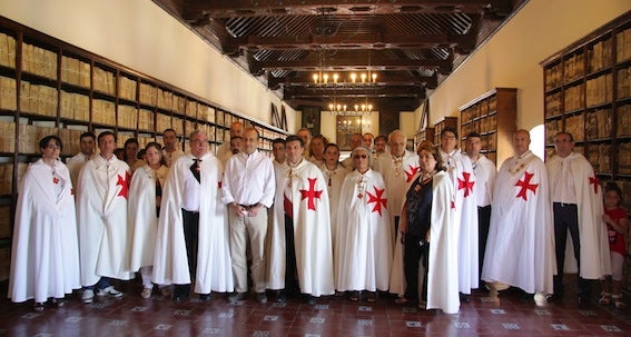 La ciudad acoge un encuentro de actuales Templarios llegados desde distintos puntos de Europa