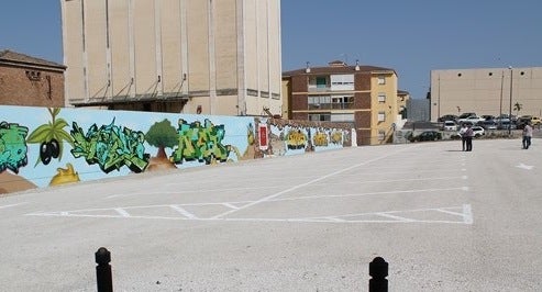 En marcha el nuevo espacio de aparcamiento de la calle Blas Infante