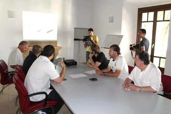 Integrantes del Úbeda Atlantes conocieron el proyecto del campo de rugby
