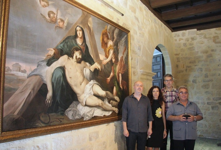 La restauración de un cuadro de Santa María despeja las dudas sobre su autoría