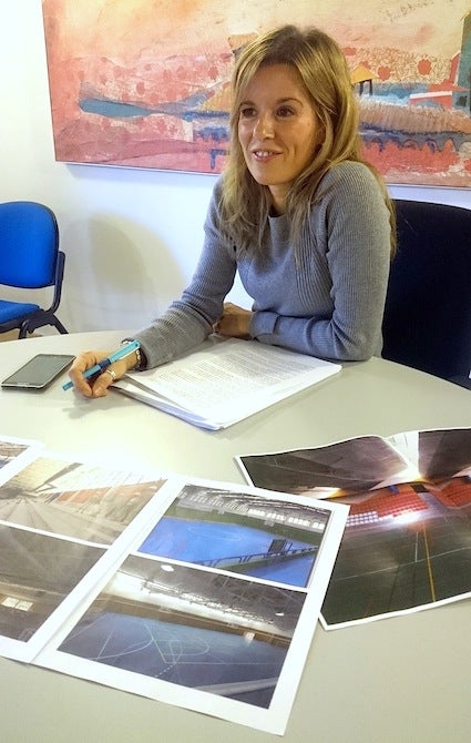 Visto bueno a la actuación en la cubierta del pabellón polideportivo