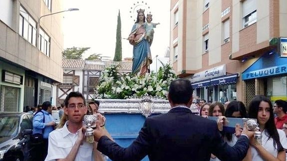 Procesión de María Auxiliadora.